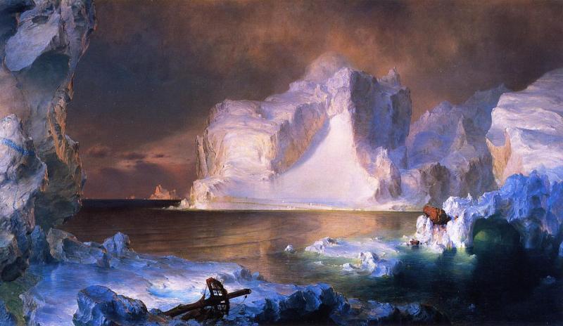 Frederic Edwin Church The Iceburgs oil painting image